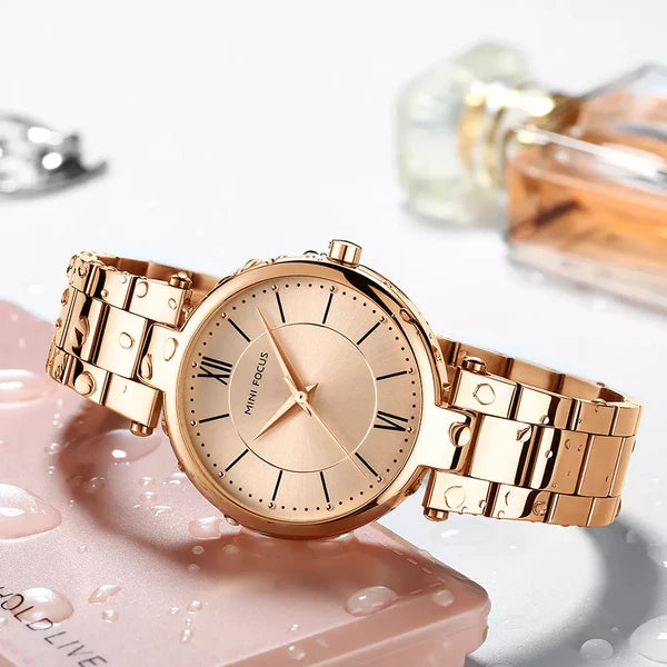 Fossil ES3632 Jaqueline Rose Gold Stainless Steel Women's Watch