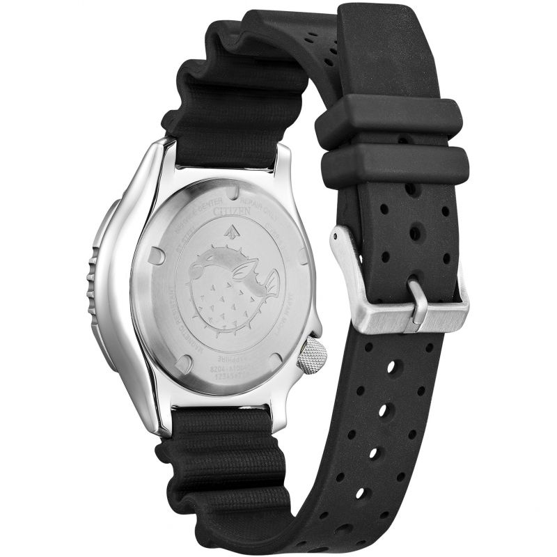 Citizen NY0130-08E Promaster Diver Automatic Black Dial Black PU Strap Men's Watch