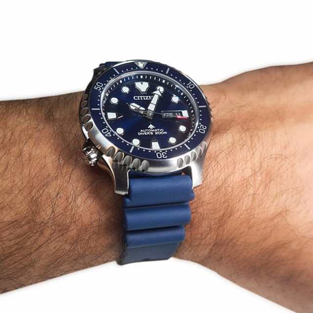 Citizen NY0141-10L Promaster Rubber Strap Blue Dial Automatic Diver's Men’s Watch