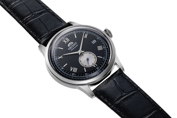 Orient RA-AP0101B Bambino Small Seconds Black dial 38mm Automatic Leather Strap Men's Watch