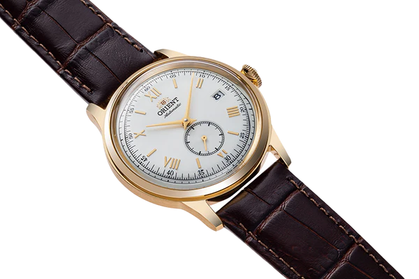 Orient RA-AP0106S Bambino Small Seconds White dial 38mm Automatic Leather Strap Men's Watch