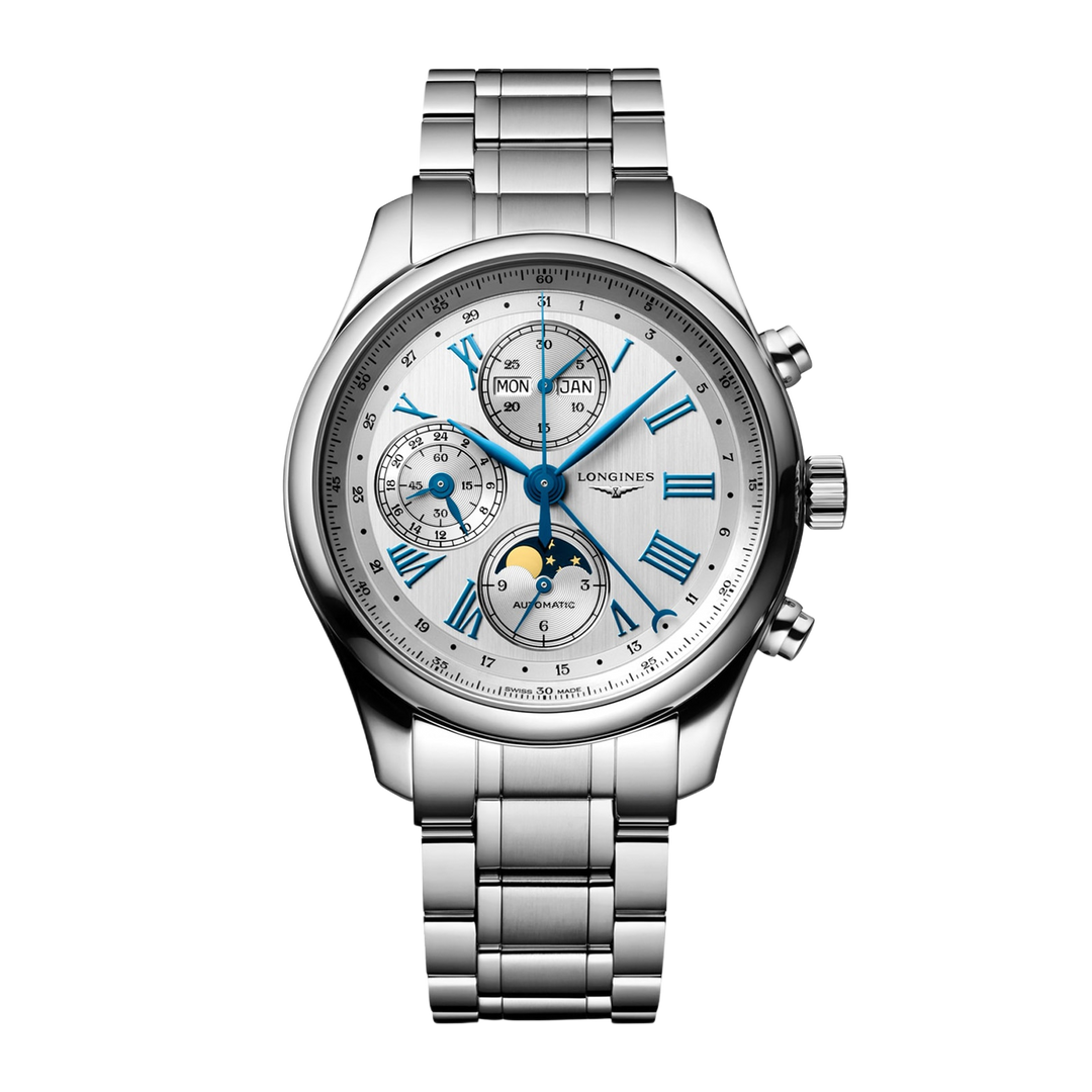 LONGINES L27734716 Master Collection 42mm Silver Dial Stainless Steel Bracelet Men's Watch