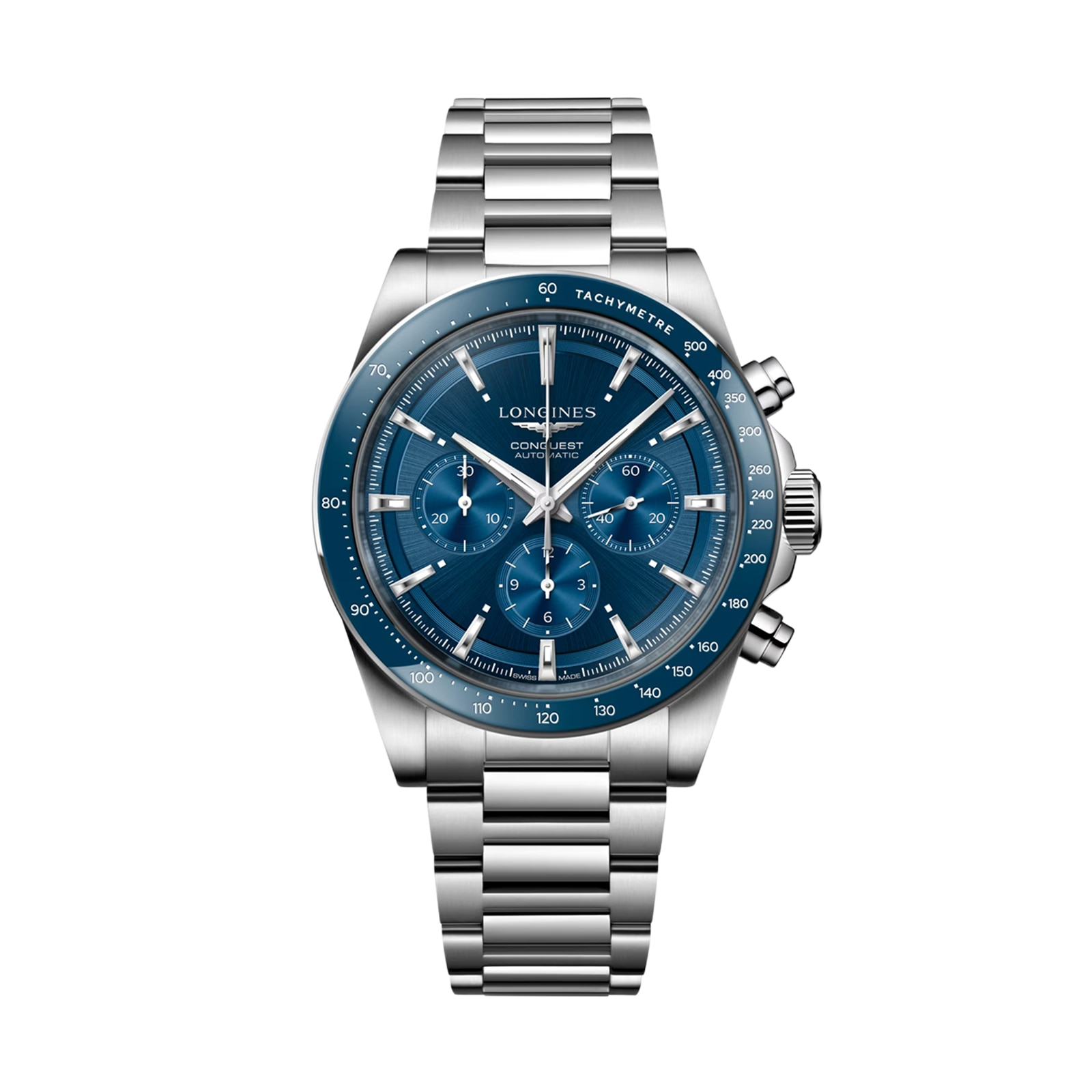 LONGINES L38354926 Conquest Automatic Chronograph 42mm Blue Dial