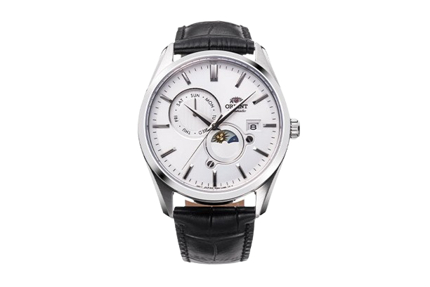 ORIENT RA-AK0310S Bambino Sun and Moon Classic Leather Strap Men's