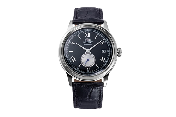 Orient RA-AP0101B Bambino Small Seconds Black dial 38mm Automatic Leather Strap Men's Watch