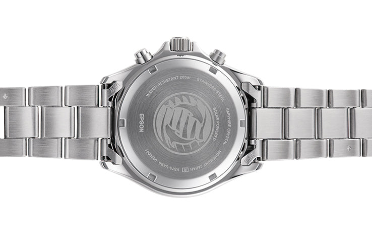ORIENT RA-TX0206L MAKO Solar Quartz Sports Stainless Steel Chronograph Men's Watch