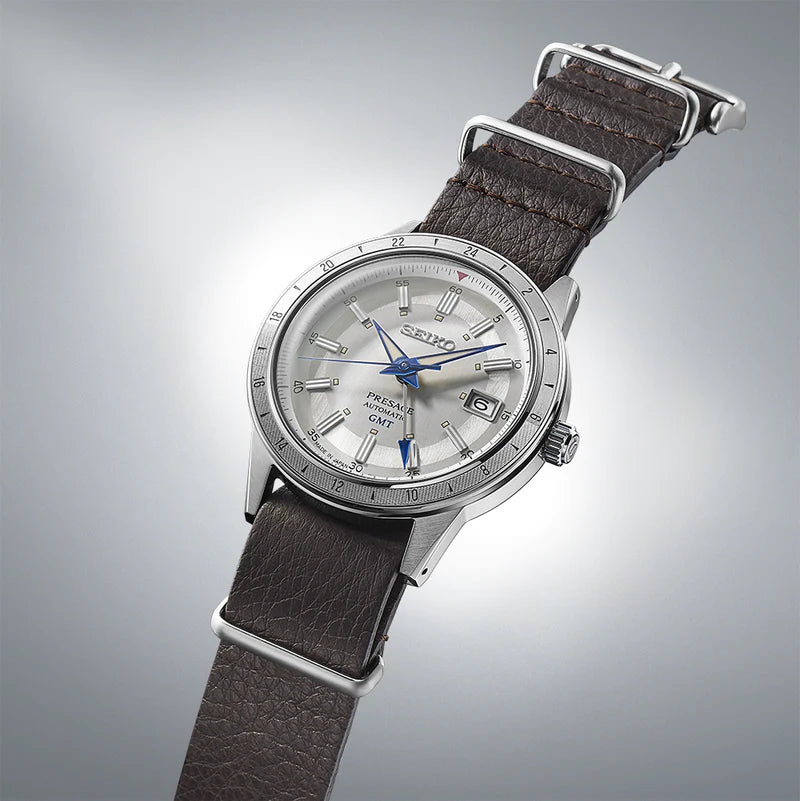 Seiko SSK015J1 110th Anniversary Laurel Limited Edition Presage Style 60s 1 of 3,500 Leather Strap Men's Watch