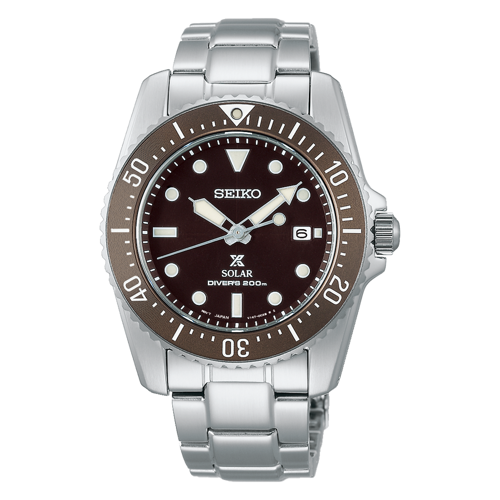 Seiko SNE571P1 Prospex Compact Solar Scuba Diver 38.5mm Men's Watch