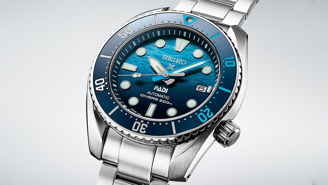 綺麗な稼働品☺︎SEIKO PROSPEX JEWELFISH SCUBA100m Seiko SPB375J1 Prospex Great Blue Sumo Scuba PADI Special Edition