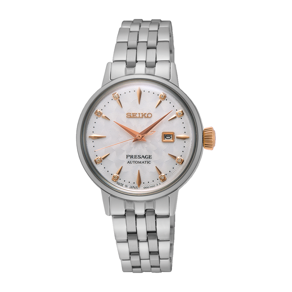 Seiko SRE009J1 Presage Cocktail Time Clover Club Diamond Twist Women's Watch