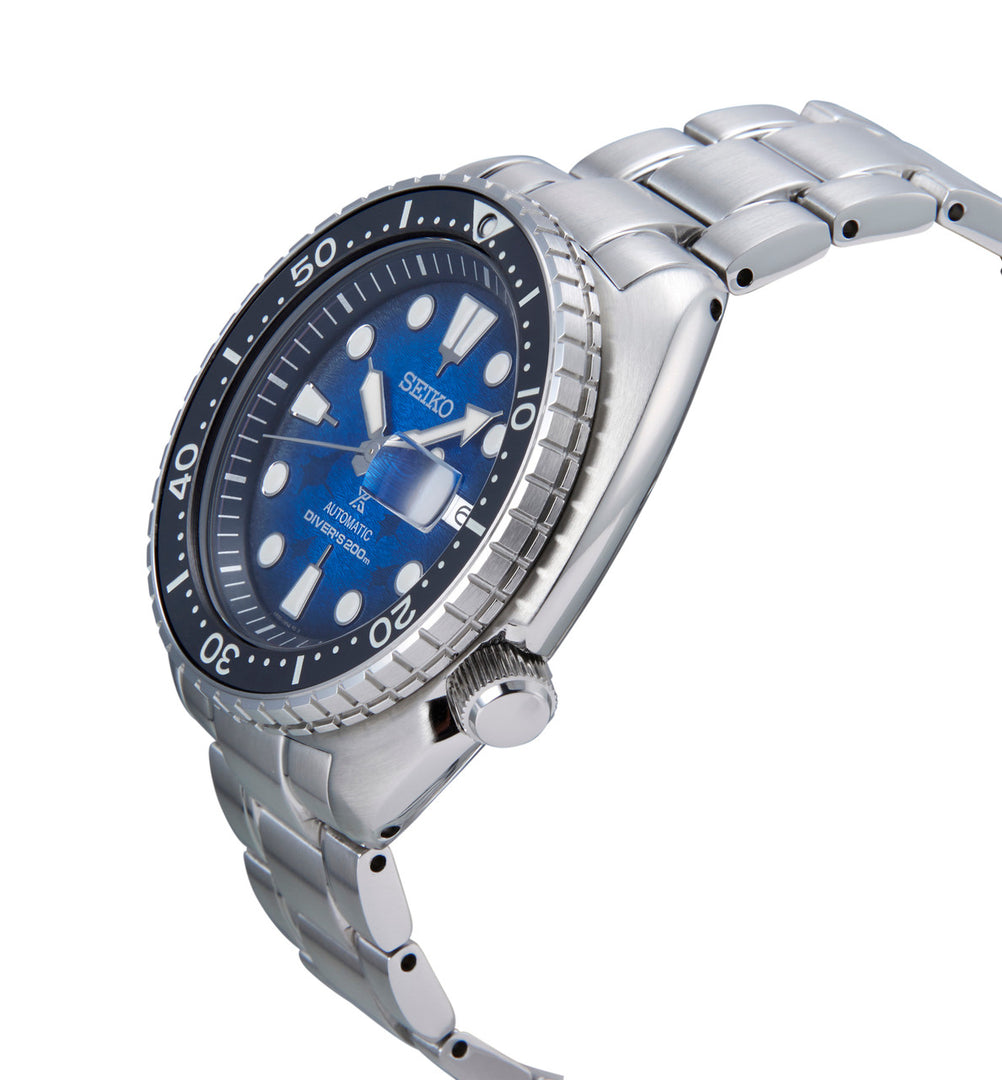 Seiko SRPE39K1 Save The Ocean Stainless Steel Bracelet Blue Dial Men's Watch