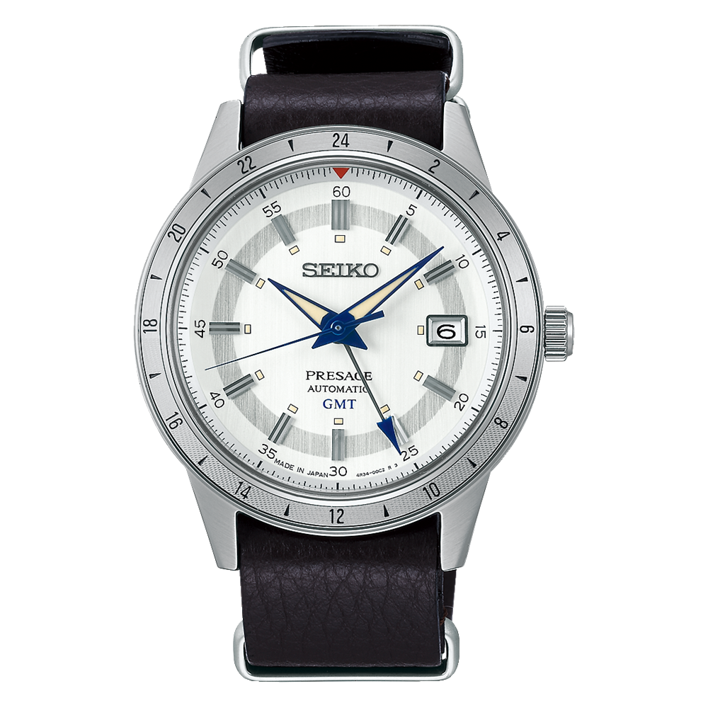 Seiko SSK015J1 110th Anniversary Laurel Limited Edition Presage Style 60s 1 of 3,500 Leather Strap Men's Watch