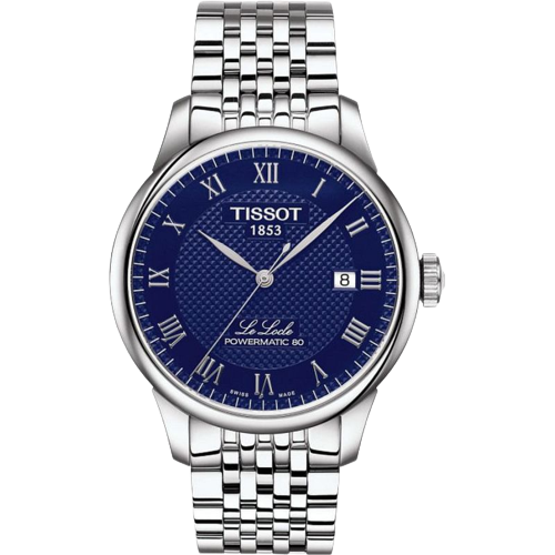 Tissot T0064071104300 Le Locle Powermatic 80 Blue Dial Stainless Steel Bracelet Men's Watch