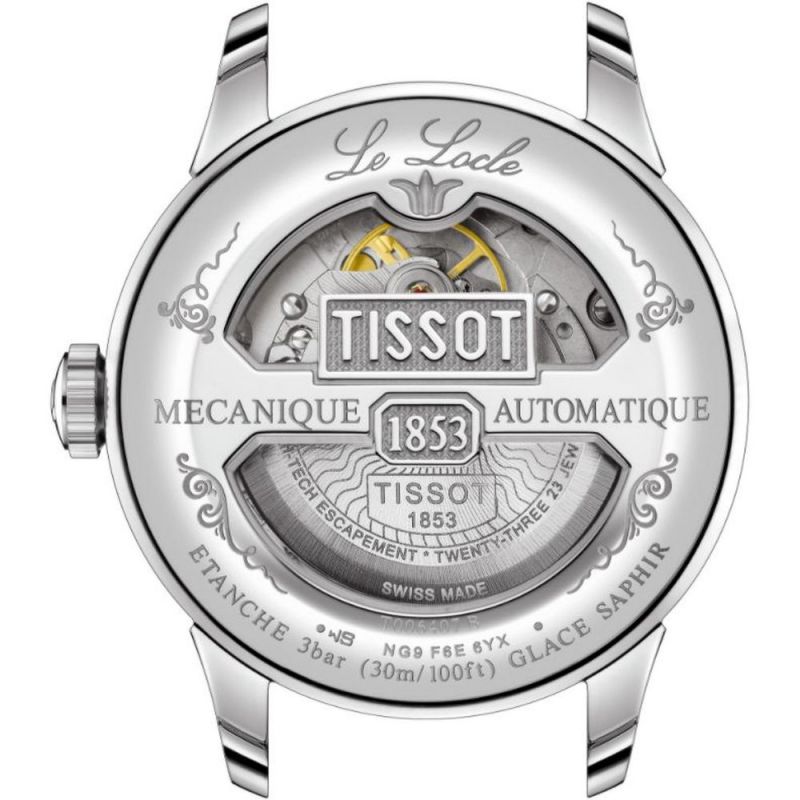 Tissot T0064071104300 Le Locle Powermatic 80 Blue Dial Stainless Steel Bracelet Men's Watch