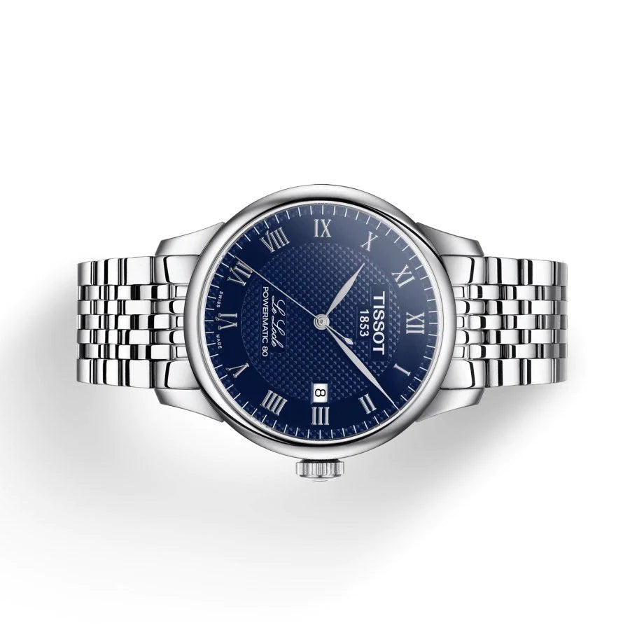Tissot T0064071104300 Le Locle Powermatic 80 Blue Dial Stainless Steel Bracelet Men's Watch