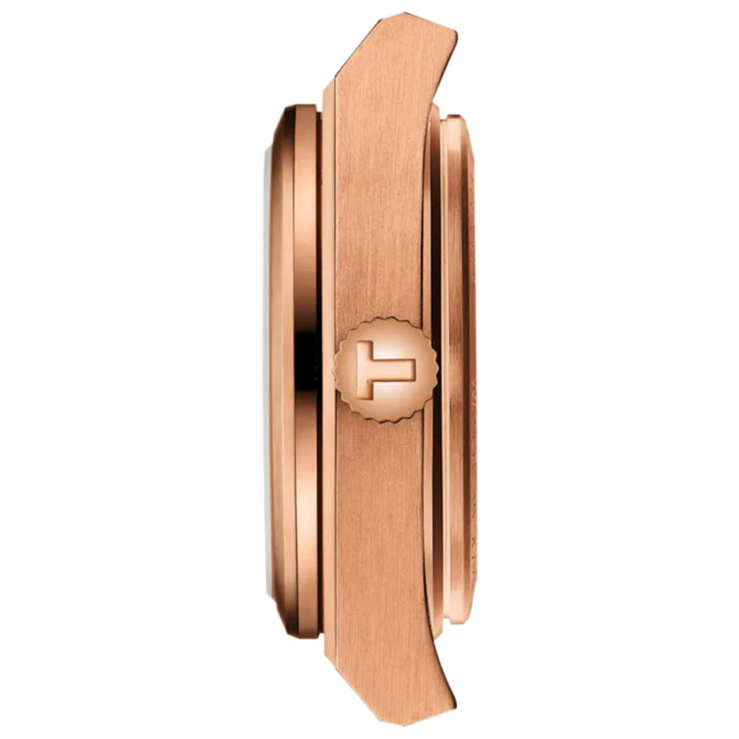 Tissot T1370103350600 ‘New’ PRX 25mm Rose Gold Dial with Wesselton VS-VI diamonds Rose Gold PVD Stainless Steel Bracelet Women's Watch