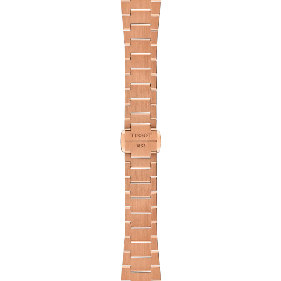 Tissot T1370103350600 ‘New’ PRX 25mm Rose Gold Dial with Wesselton VS-VI diamonds Rose Gold PVD Stainless Steel Bracelet Women's Watch