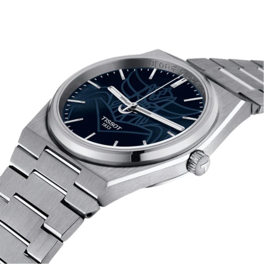 Tissot T1374071104102 PRX UFO Robot Grendizer Special Edition 40mm Blue Dial Stainless Steel Bracelet Men's Watch