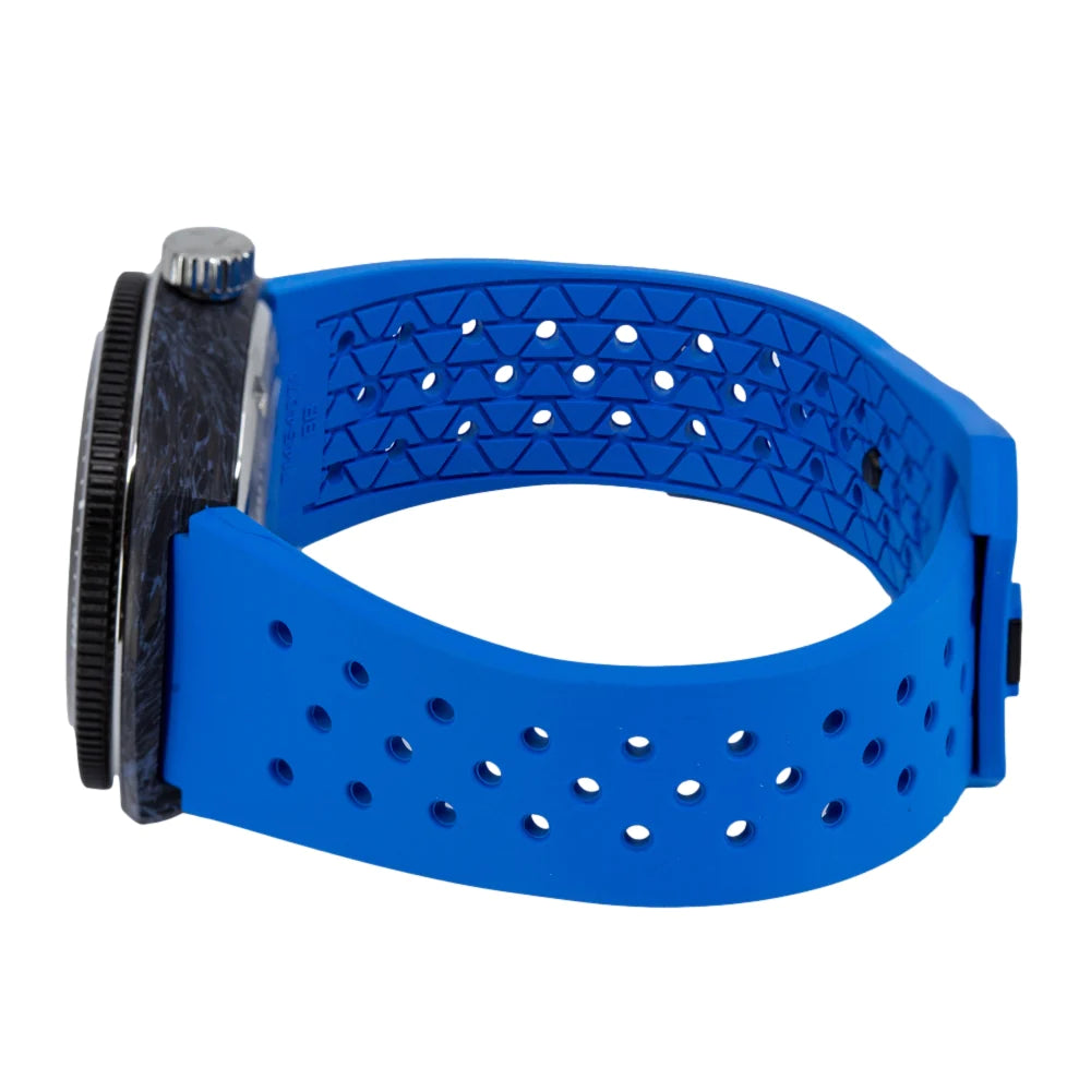 Tissot T1454079705701 Sideral S Powermatic 80 41mm Black Dial Blue Rubber Strap Men's Watch