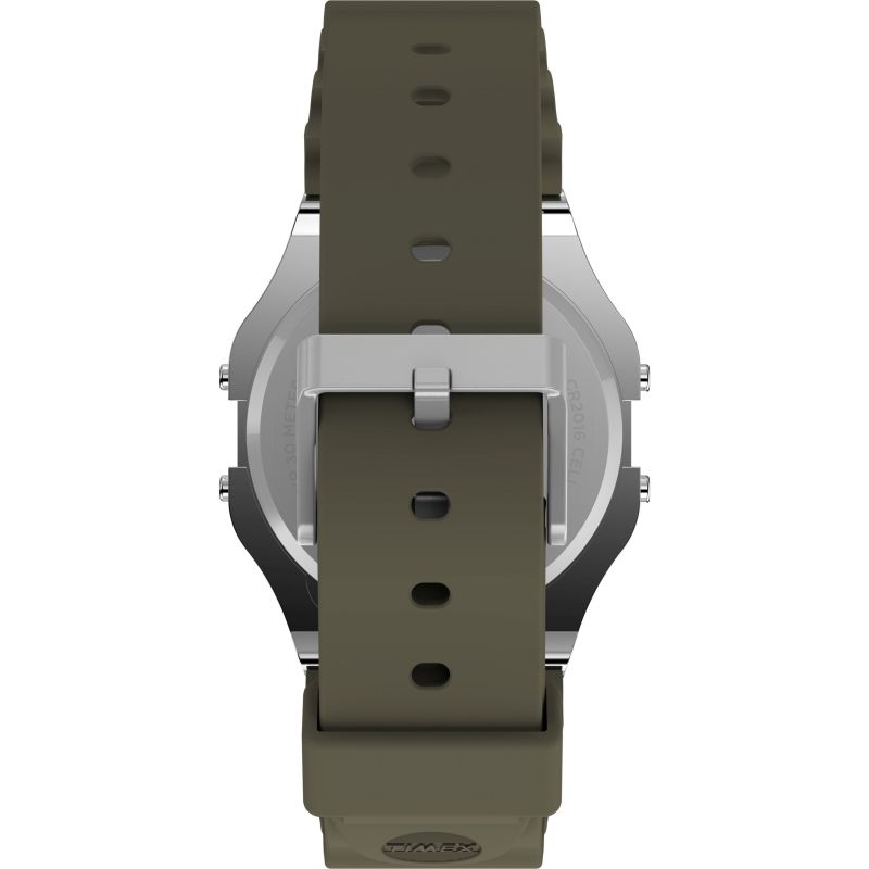 Timex TW2V41100 80 Green Digital Display Green Resin Strap Men's Watch - mzwatcheslk srilanka