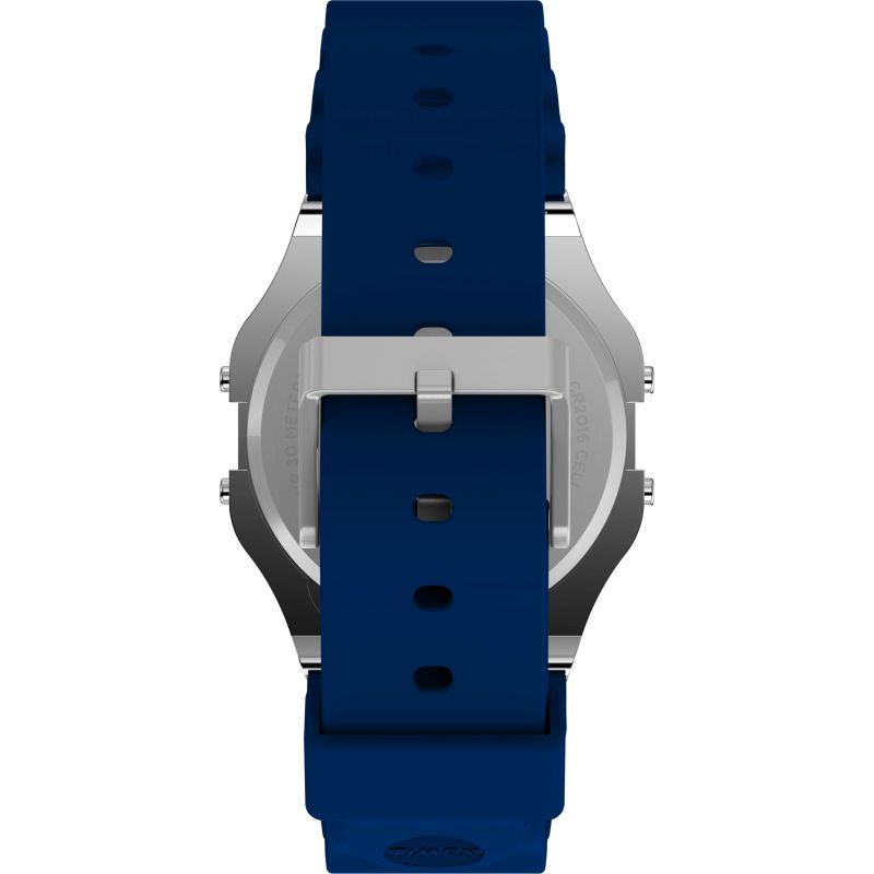 Timex TW2V41200 80 Blue Digital Dial Blue Resin Strap Men's Watch - mzwatcheslk srilanka