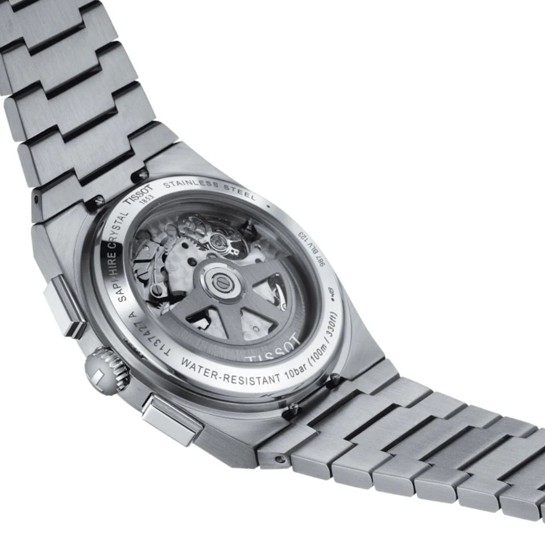 Tissot T1374271109100 PRX Automatic Chronograph 42mm Green Dial Stainless Steel Bracelet Men's Watch