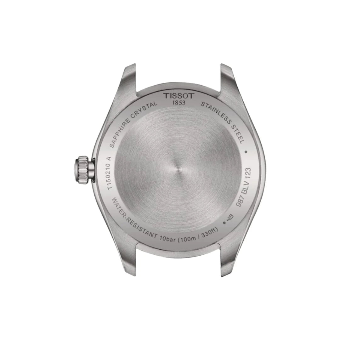 Tissot T1502102611100 PR 100 34mm Mother of Pearl Dial Cream Leather Strap Women's Watch