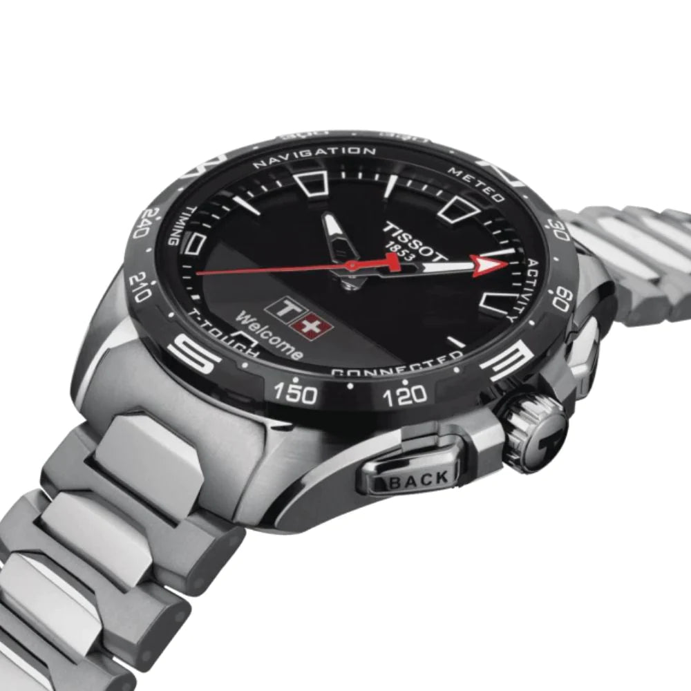 Tissot T1214204405100 T Touch Connect Solar Titanium Case Men's Watch