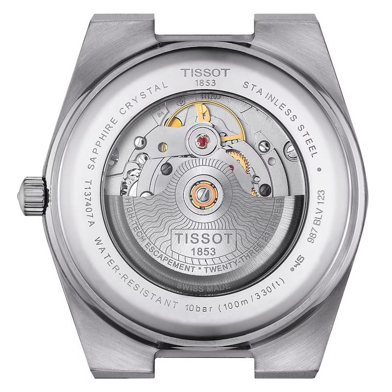 Tissot T1374071135101 ‘New’ PRX Powermatic 80 40mm Ice Blue Gradient Dial Stainless Steel Bracelet Men's Watch