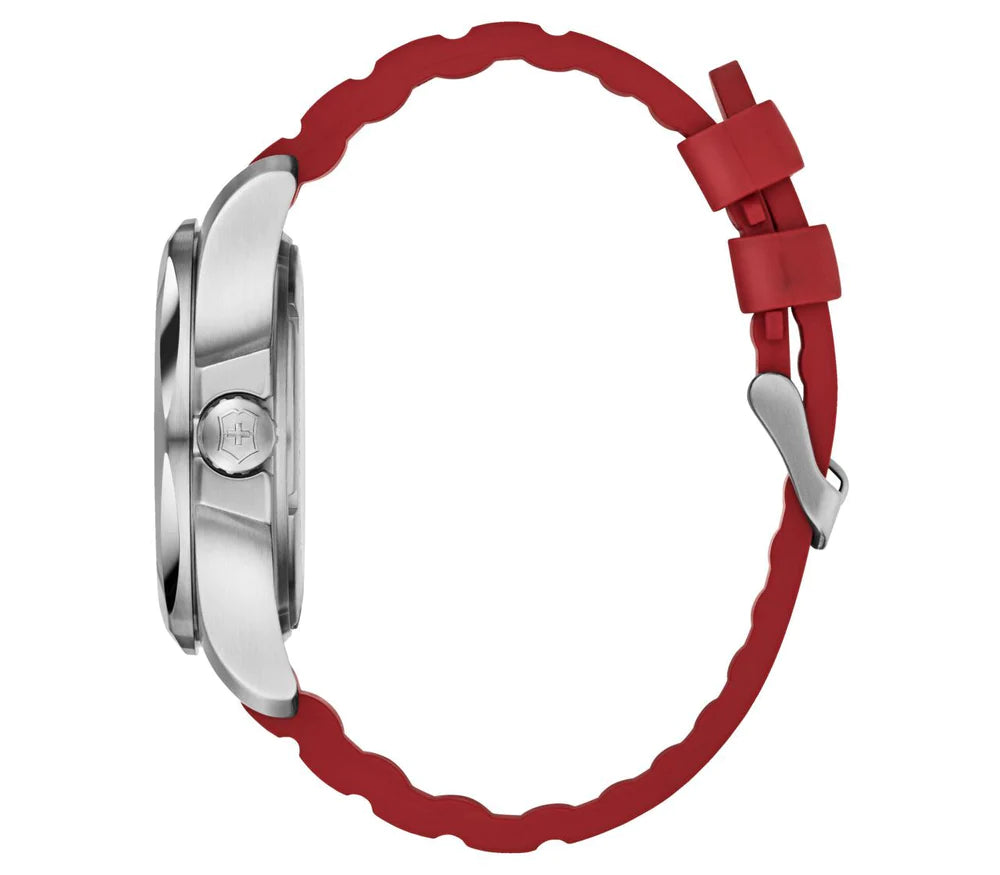 Victorinox Swiss Army 241719.1 I.N.O.X. Red Rubber Strap Men's Watch - mzwatcheslk srilanka