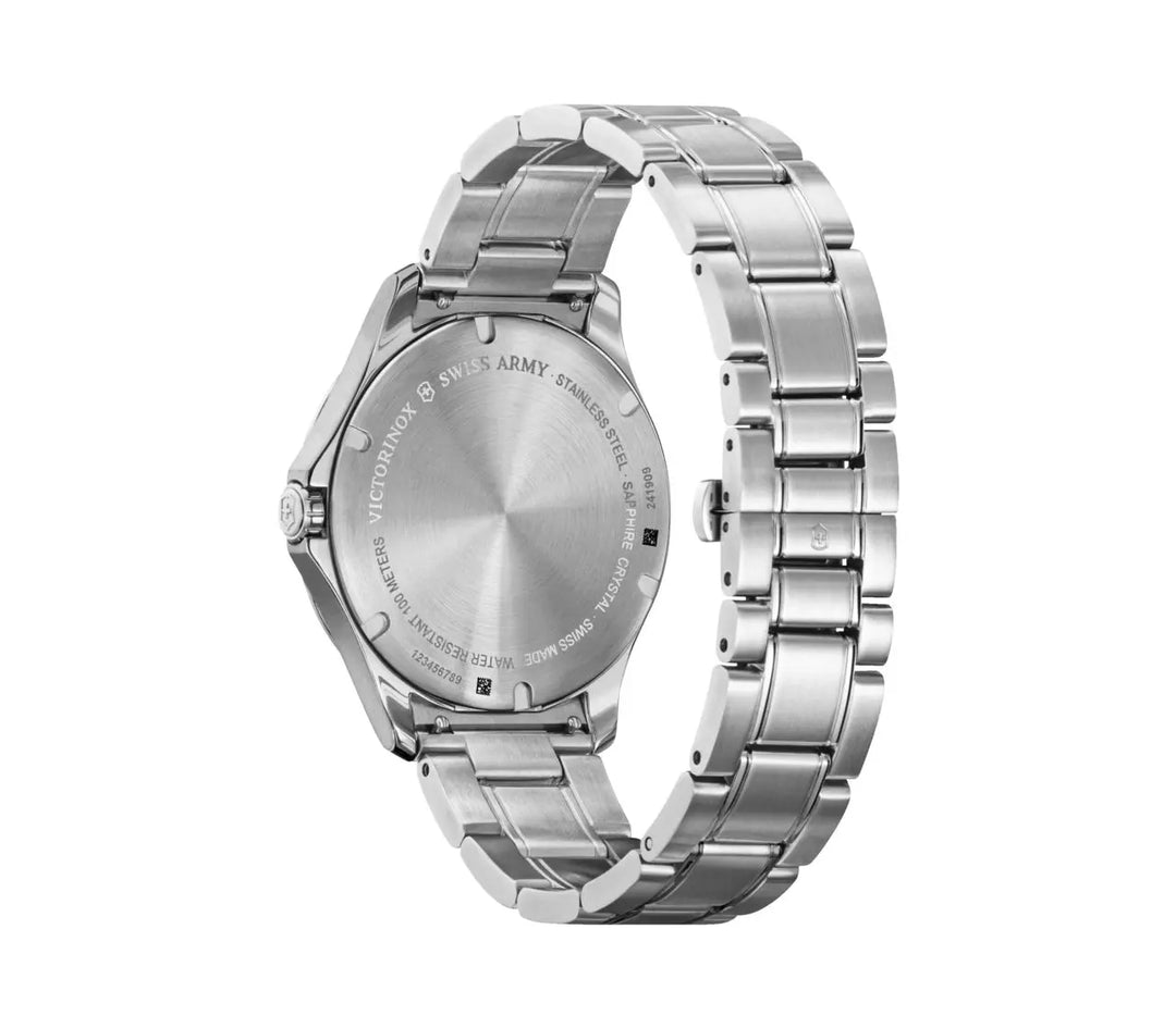 Victorinox Swiss Army241909 Alliance Stainless Steel Bracelet Black Dial Men's Watch - mzwatcheslk srilanka