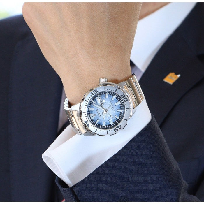 Seiko SRPG57K1 Prospex Antarctica Monster ‘Save The Ocean’ Men's Watch