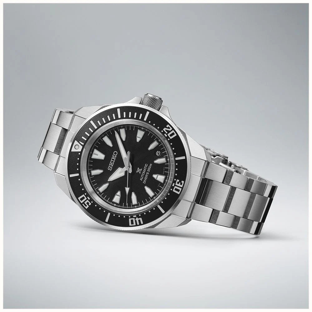 Seiko SRPL13K1 Prospex 4R Black Shog-urai Diver 41.7mm Black Dial Stainless Steel Bracelet Men's Watch