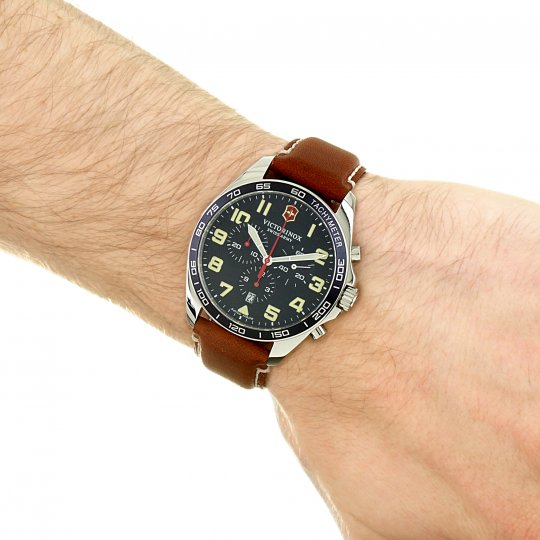 Victorinox Swiss Army 241854 Fieldforce Chronograph Blue Men's Watch - mzwatcheslk srilanka
