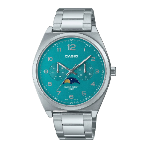 CASIO MTP-M300D-3A Moonphase Analog Men's Watch