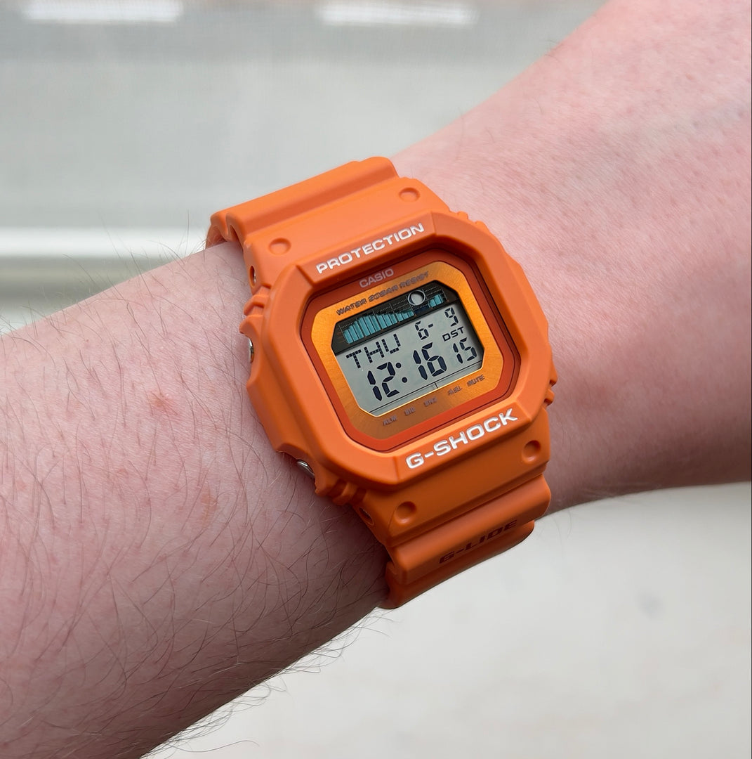 Casio Gshock GLX-5600RT-4ER Sports Digital Dial Orange Resin Strap Men's & Women's Watch