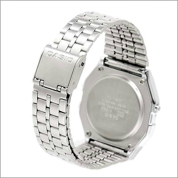 Casio A159WA-N1DF Digital Alarm Chrono Stainless Steel Men's Watch