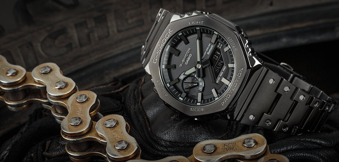 Casio GM-B2100BD-1AER G-Shock Bluetooth Full Metal Black Solar Power Men's Watch