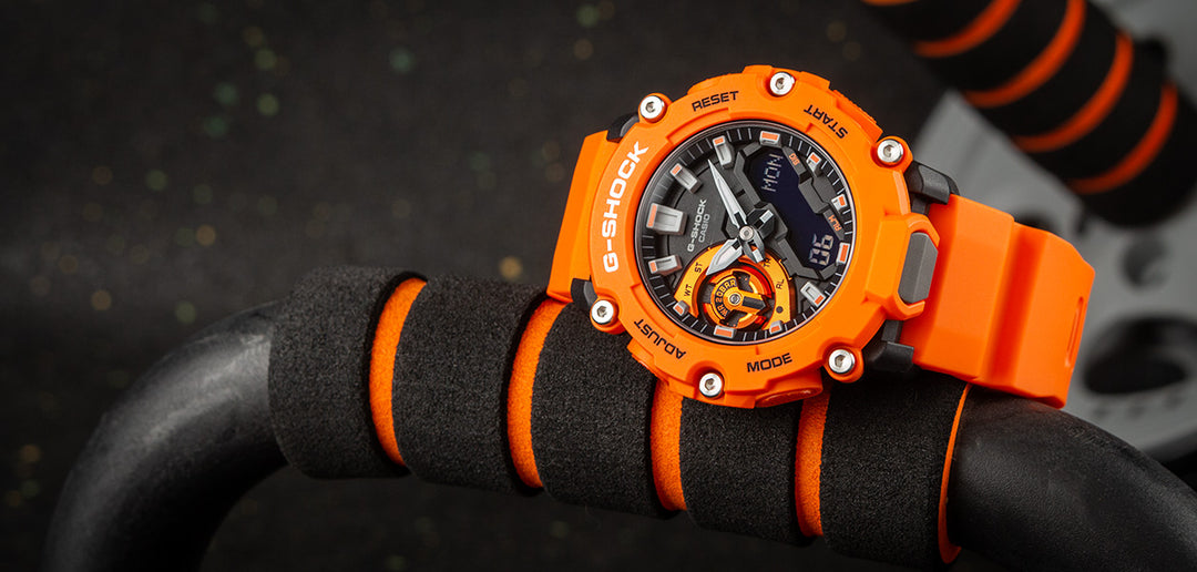 Casio GA-2200M-4AER G Shock Carbon Core Guard Orange Men & Women Watches