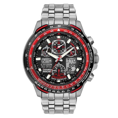 Citizen JY8110-51E Red Arrows Chronograph Titanium Skyhawk A-T Eco Drive Solar Powered Men’s Watch