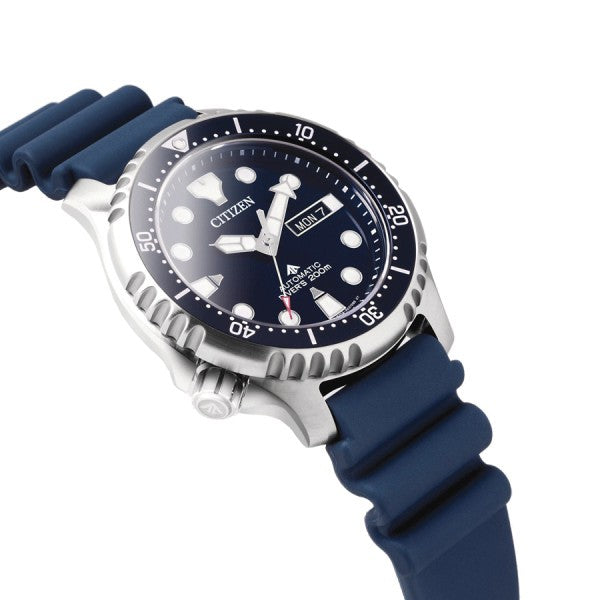 Citizen NY0141-10L Promaster Rubber Strap Blue Dial Automatic Diver's Men’s Watch