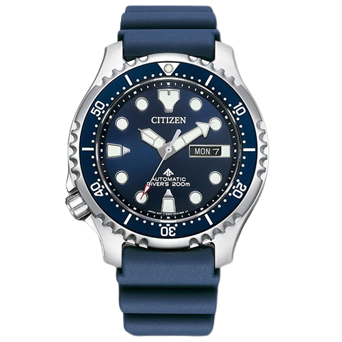 Citizen NY0141-10L Promaster Rubber Strap Blue Dial Automatic Diver's Men’s Watch