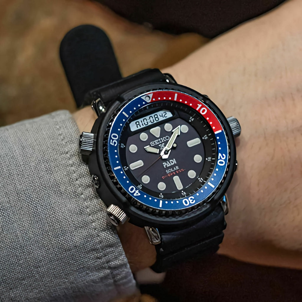 Seiko SNJ027P1 Prospex PADI Arnie Re-Issue Solar Divers 200m Men's Watch - mzwatcheslk srilanka