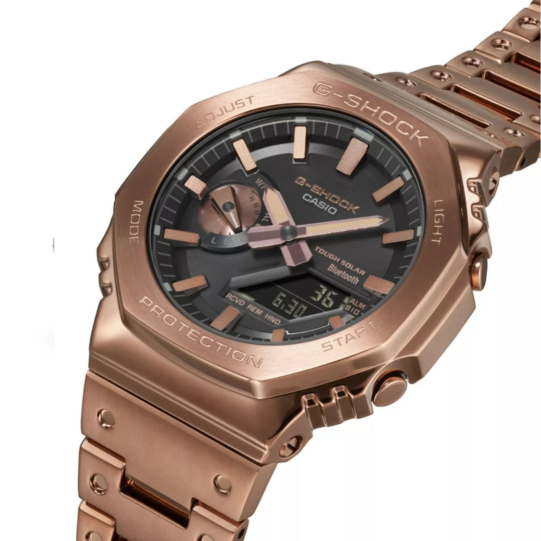 Casio GM-B2100GD-5AER G-Shock Bluetooth Full Metal 2100 Series Bronze Toned Men's Watch