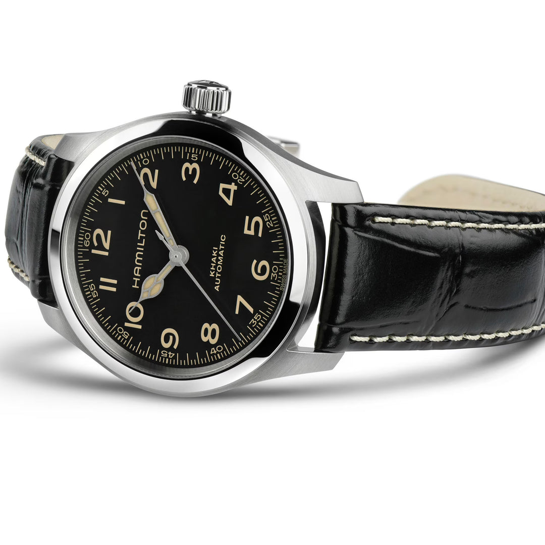 Hamilton H70405730 Khaki Field Murph 38mm Automatic Leather Strap Men's & Women's Watch