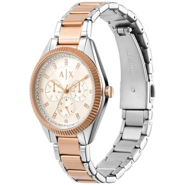 Armani Exchange AX5662 38mm Cream Dial Two Tone Stainless Steel