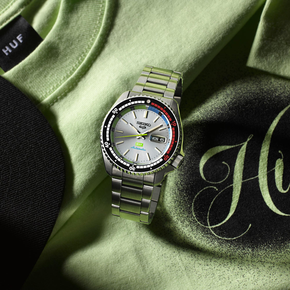 Seiko 5 SRPL33K1 Sports x HUF Limited Edition Collaboration II