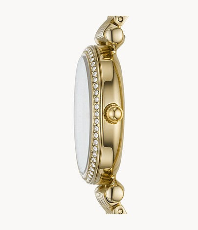 Fossil Carlie Mini | Mother-of-Pearl Dial | Gold Stainless Steel Bracelet  ES4735 Women's Watch