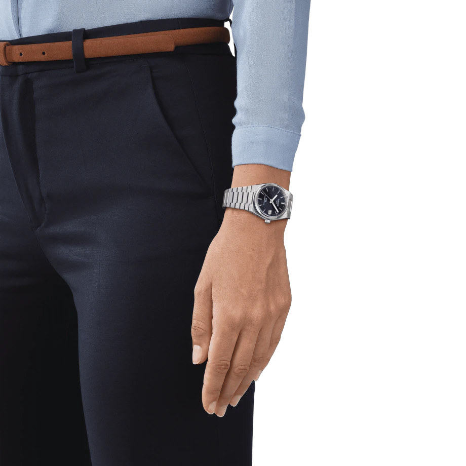 Tissot T1372071105100 PRX Powermatic 80 35mm Black Dial Stainless Steel Men's & Women's Watch