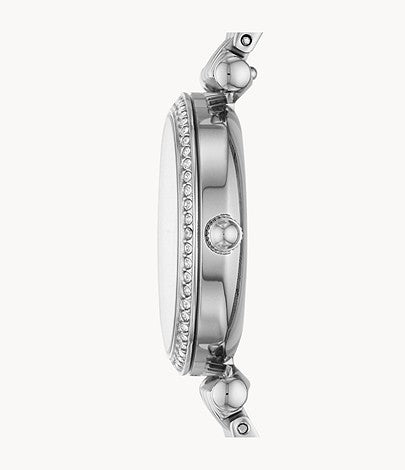 Fossil ES4647 Carlie Mini Diamond Accents Silver Quartz  Women's Watch